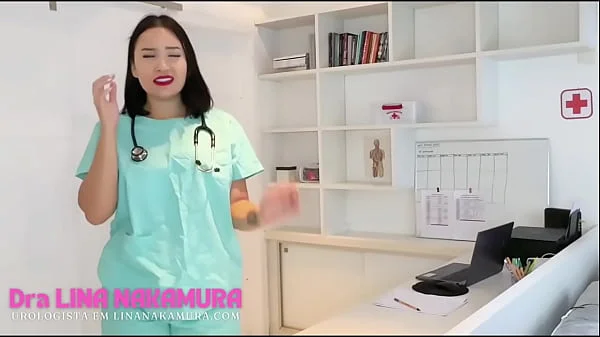 Médica Asiática Gostosa Tira Camisinha pra Sentir o Leite Dentro do Cuzinho - Lina Nakamura - John Coffee